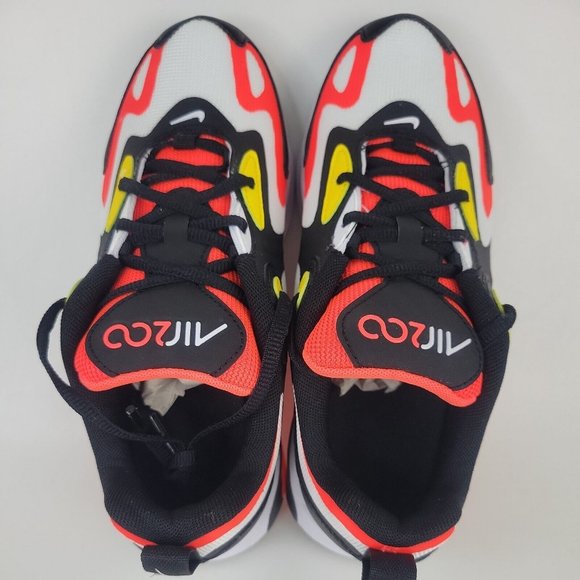 Nike Air Max 200 Running Atlhetic Shoes Black White - Picture 6 of 12